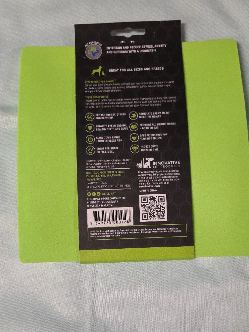 Soother Dog Licking Pad - Green